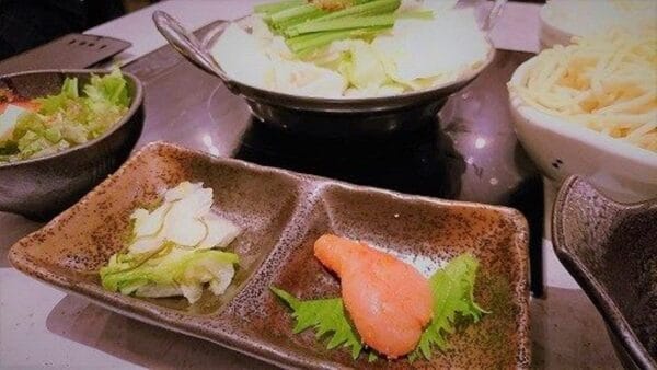 博多もつ鍋おおやまの小鉢類