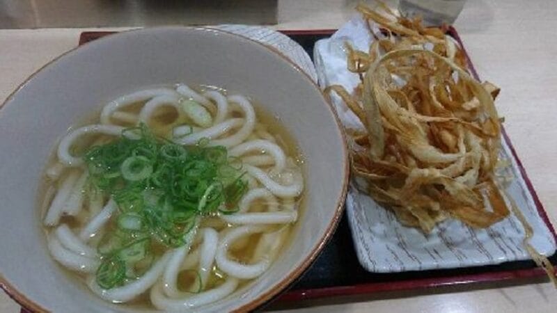 博多ごろうどんのごぼう天うどん