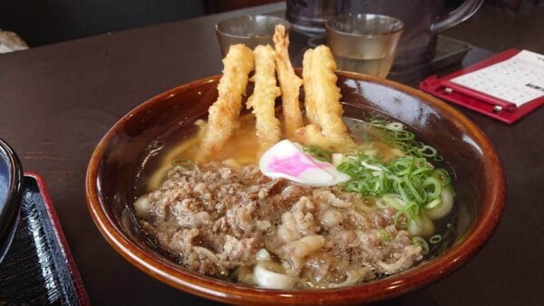 資さんうどんの肉ごぼう天うどん