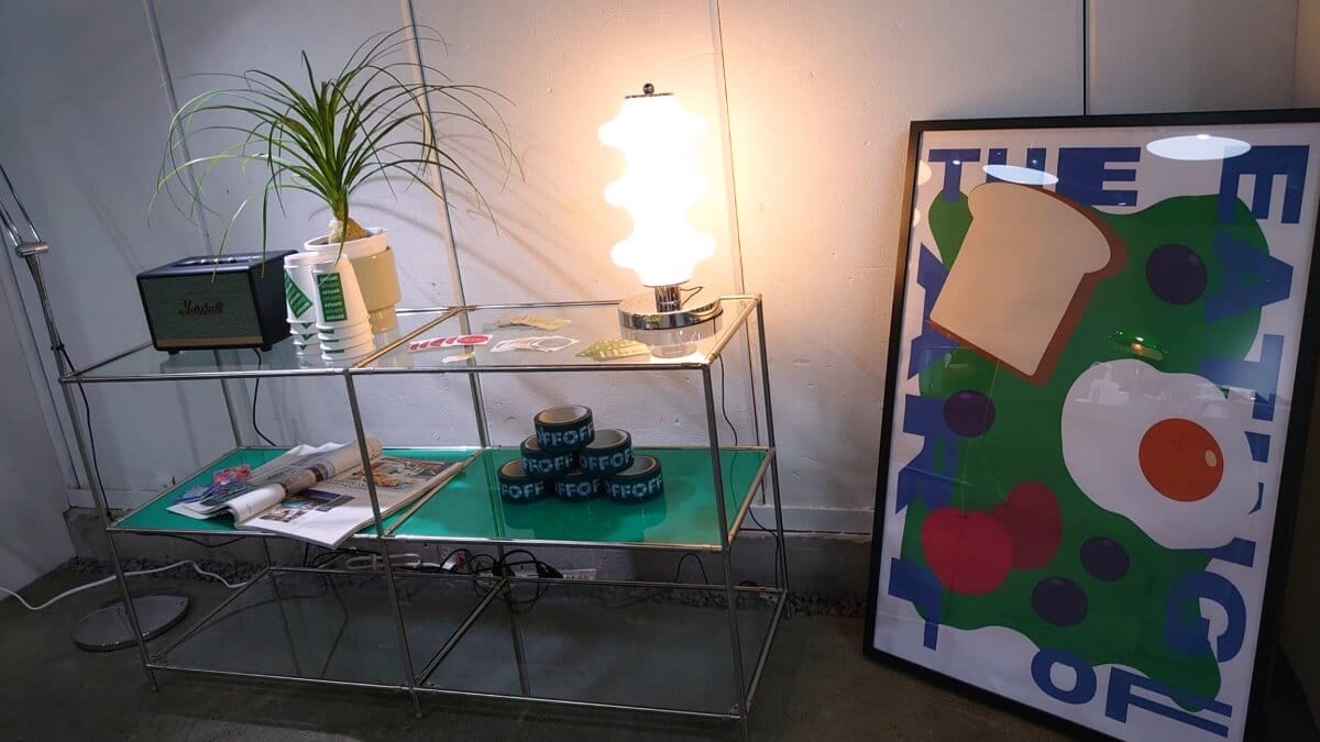 韓国カフェ OFFOFFの店内
