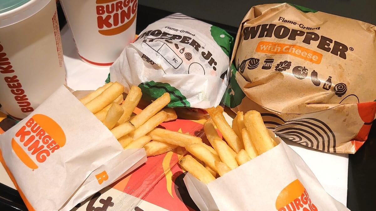 バーガーキング のハンバーガー