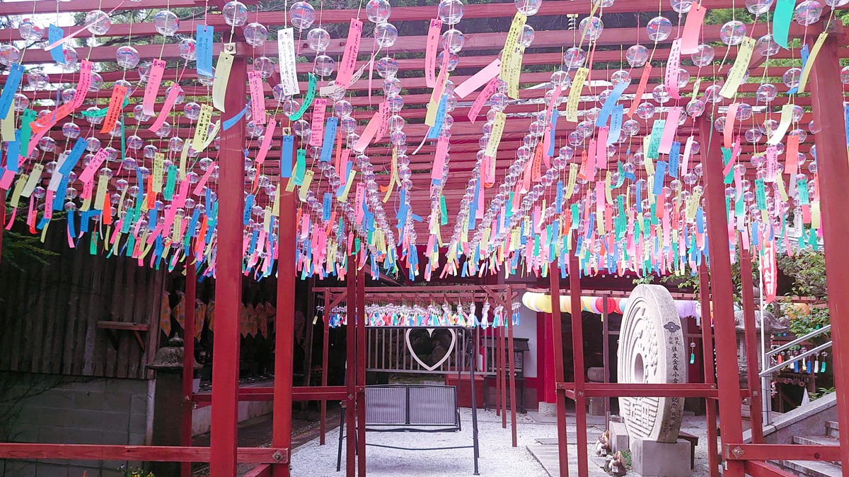 山王寺の風鈴まつり