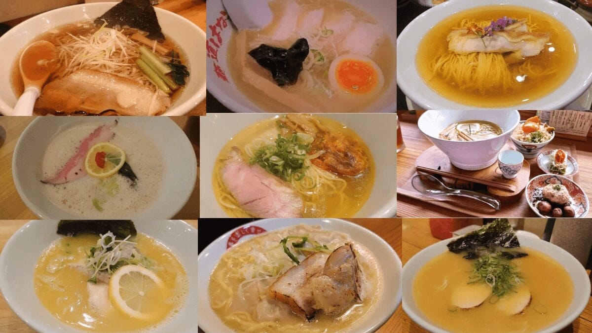 鶏白湯ラーメンと鶏ラーメン 10軒 #福岡