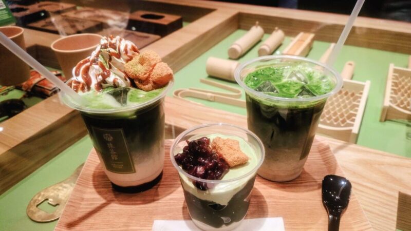 マッチャハウス MACCHA HOUSEのドリンクとスイーツ