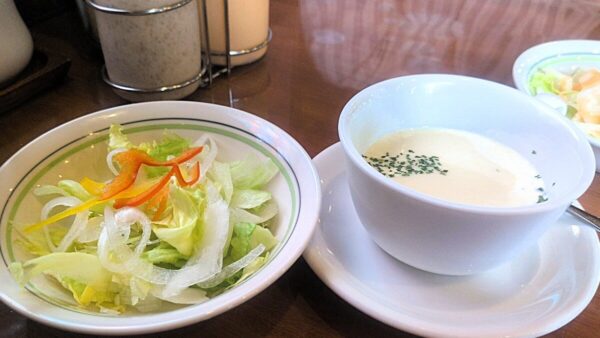 サラダとスープ